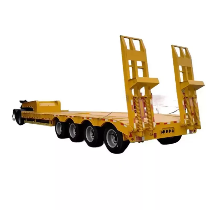 Semirreboque Lowboy de 4 eixos